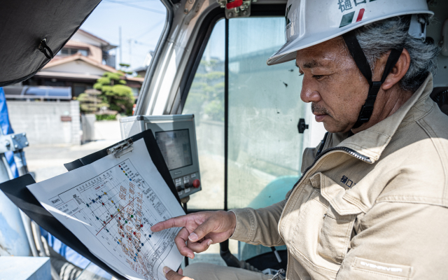 ICT・測量技術の導入の様子